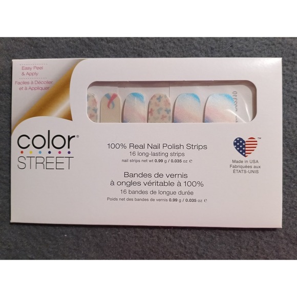Color Street Other - Color Street Nail Polish Strips 16 Long-Lasting Strips Never Forgotten